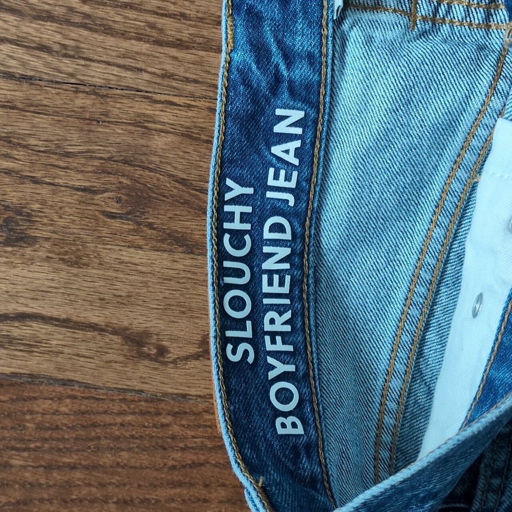 J. Crew Slouchy Boyfriend Blue Denim Jeans Size 26 - Picture 2 of 7
